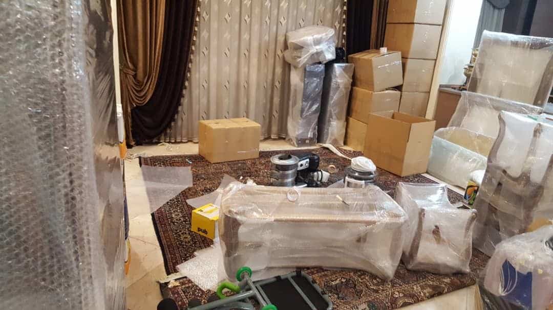 بسته بندی اثاثیه منزل تهران
