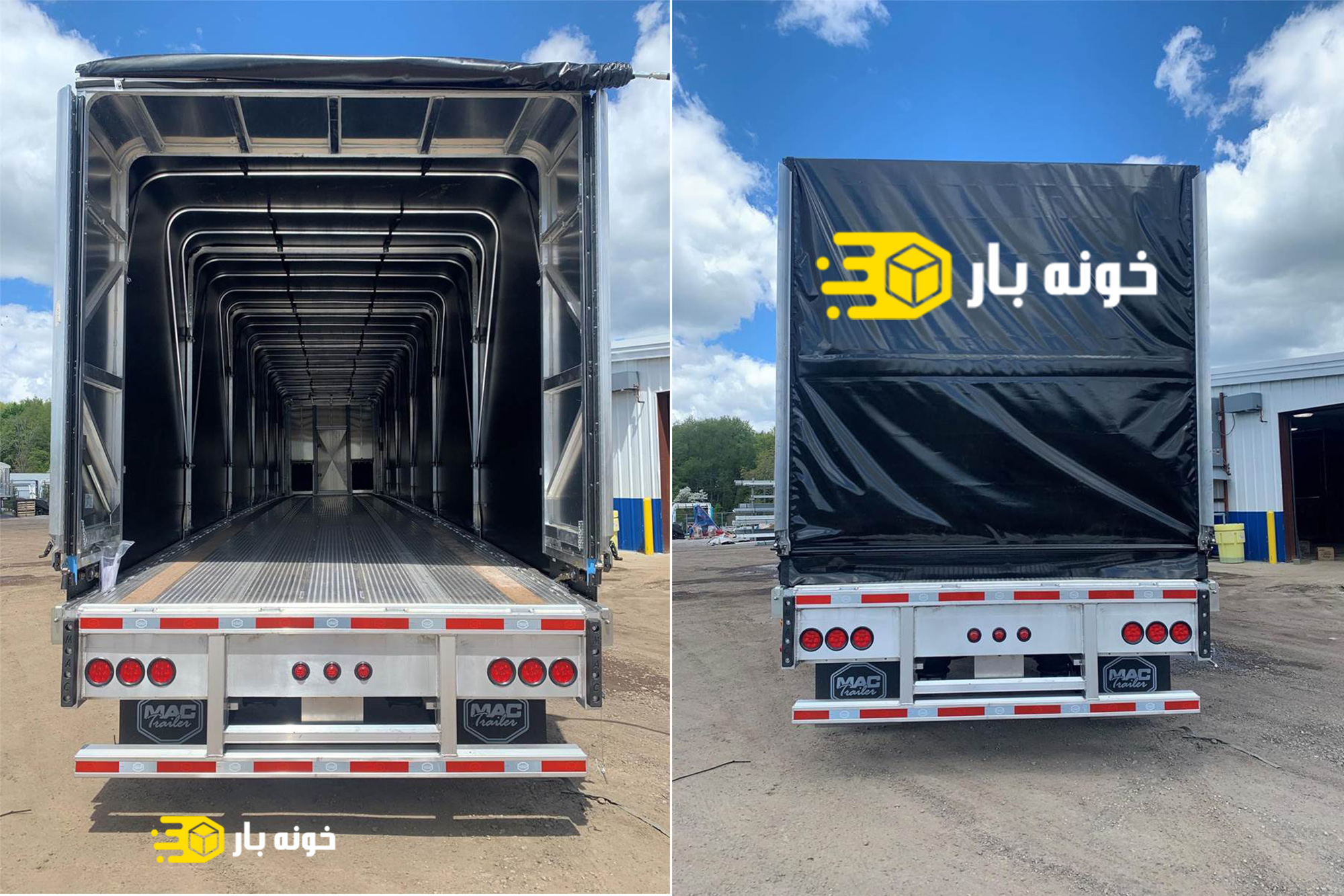 باربری اهواز تریلی کفی با