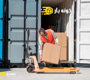 باربری محموله ترافیکی در اهواز