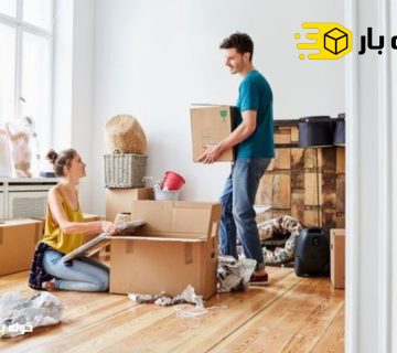 بسته بندی اثاثیه منزل سیدخندان