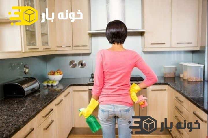 نحوه تمیز کردن کابینت