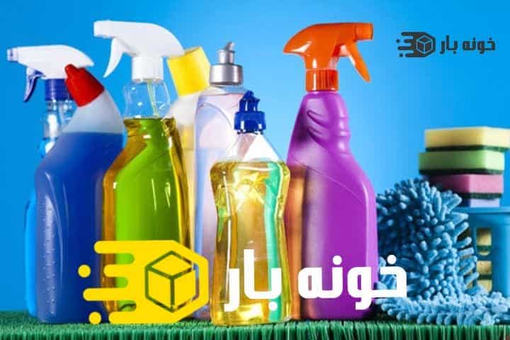 نحوه ی استفاده از مواد شوینده در اسباب کشی و باربری