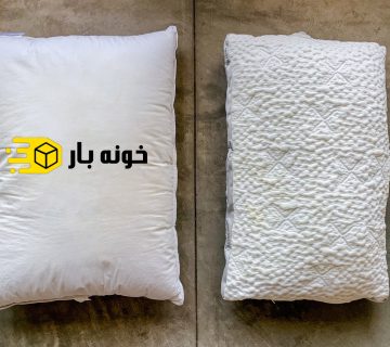 تمیز کردن بالش ها بعد از اثاث کشی