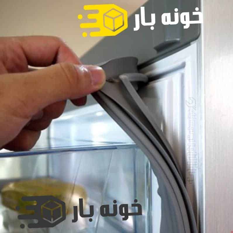 تمیز کردن نوار درب یخچال ( واشر )