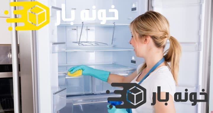 شستن کشو و قفسه‌ها